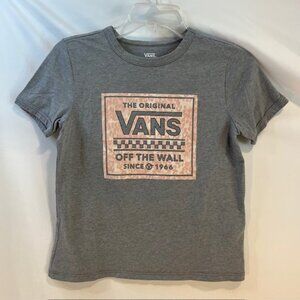 Vans Logo Brand Girls "Off The Wall SINCE 1966"  T-shirt Size XS